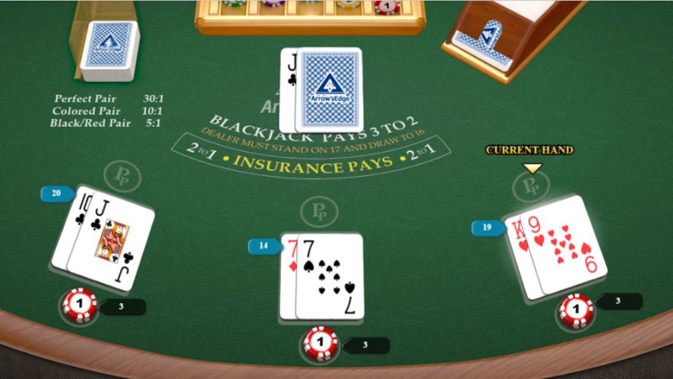 how to play blackjack perfect pairs