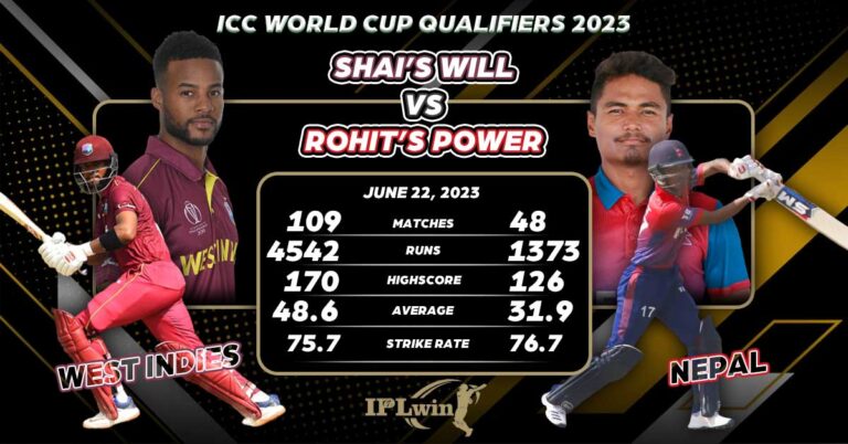 West Indies vs Nepal ICC World Cup Qualifiers Prediction for 22/06/2023