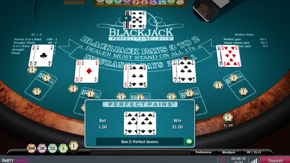 different types of blackjack perfect