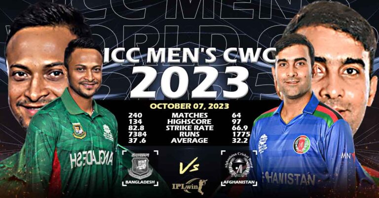 ICC CWC 2023 BAN vs AFG Match Prediction and Analysis