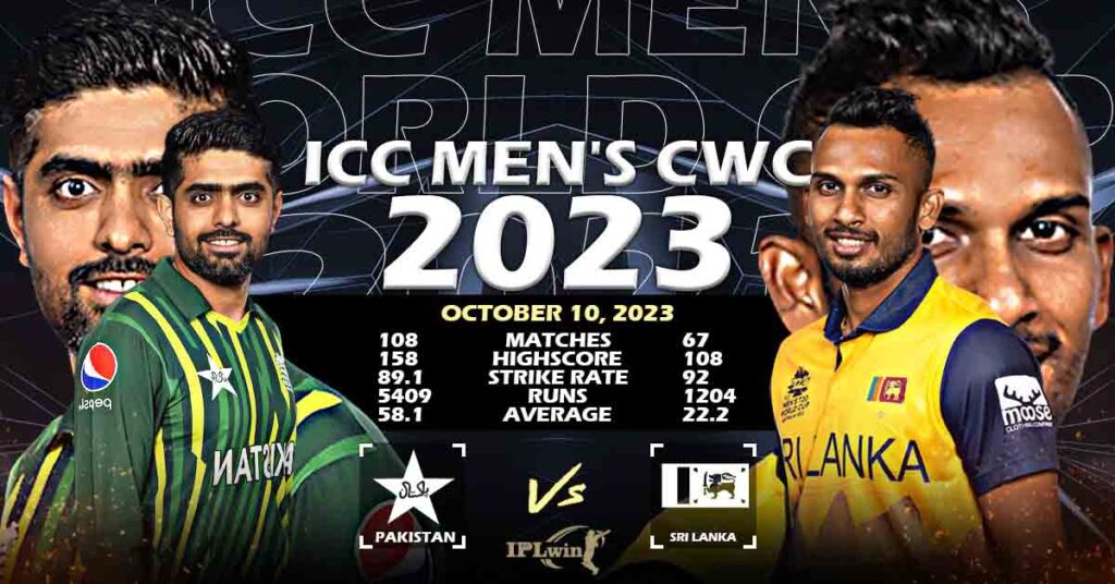 ICC CWC 2023 PAK vs SL