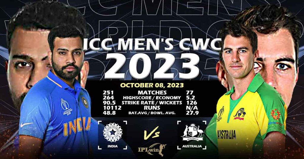 ICC CWC 2023 India vs Australia