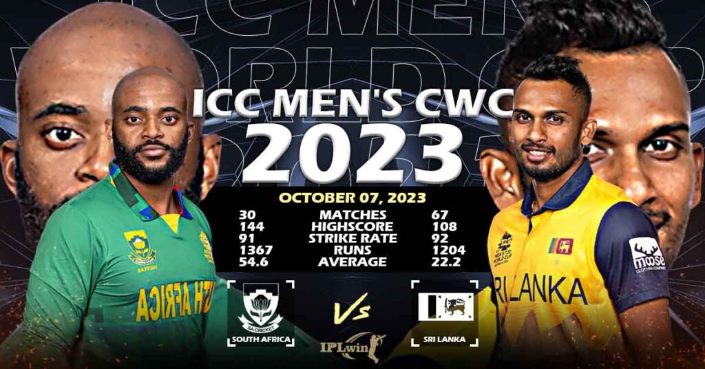 ICC CWC 2023 South Africa vs Sri Lanka